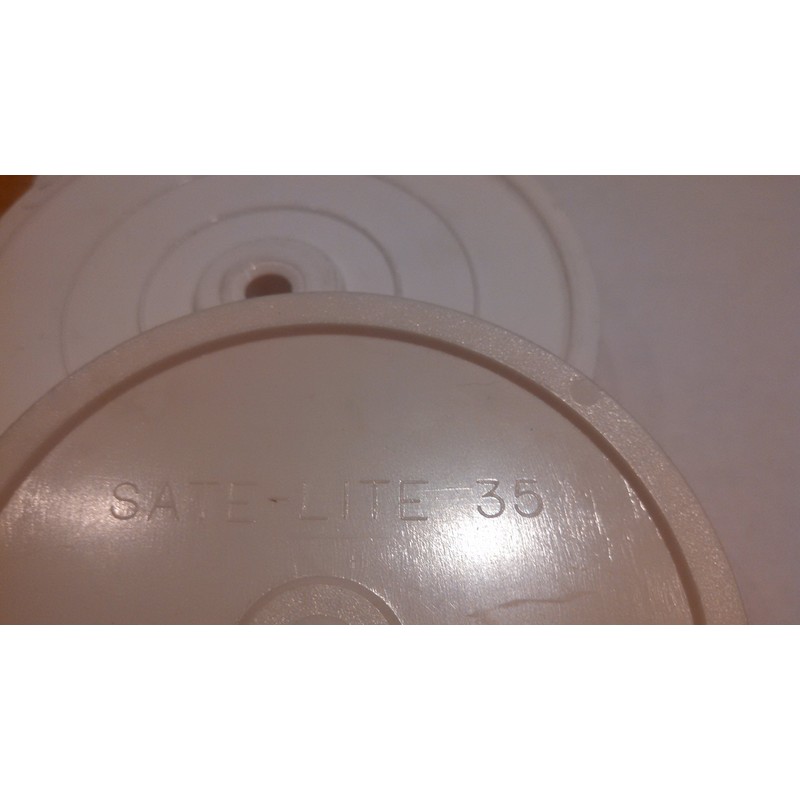 (2) Sate-lite #35 Round Amber or Clear Reflectors/Delineators