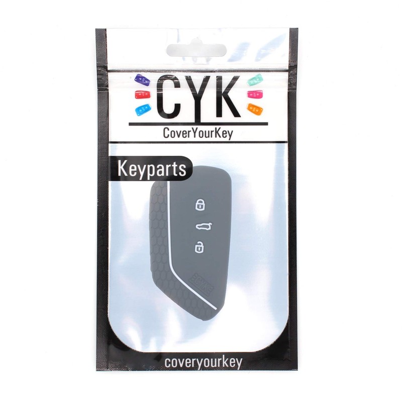 VF Key Case for 3-Button Car Key Silicon Cover Key