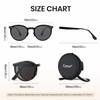 Cyxus P1568 Folding Sunglasses, Polarized Lenses, UV Protection, Small Face