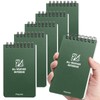 POPYOLA 6 Pack Waterproof Pocket Notebook, 3x5 Pocket Notepad, Weatherproof
