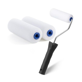 Bates- Paint Roller 4 Inch Paint Roller Frame with 2 Foam Covers