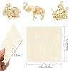 Pack of 20 Balsa Wooden Panels, 100 x 100 x