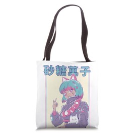 Kawaii Candycore Adorable Anime Girl Tote Bag