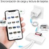 Lector de Tarjetas de Memoria 5 en 1, Adaptador SD,