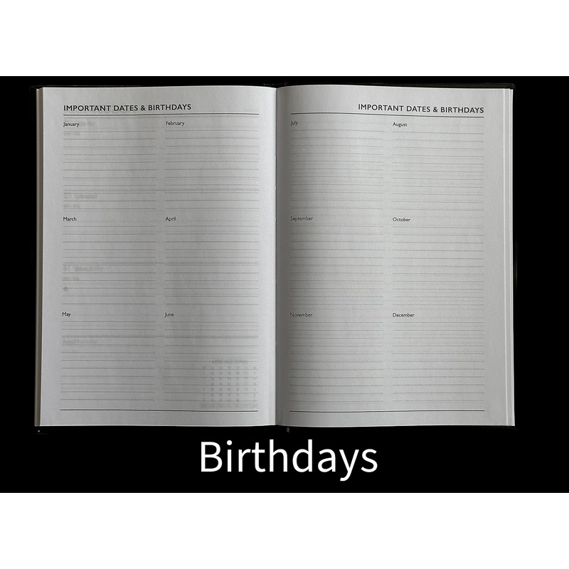 A4 Academic Diary 2025/2026 Week to View Hardback Case Bound