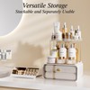 TidyStash Makeup Organizer Countertop, 45° Bathroom Organizers and Storage, Elegantly