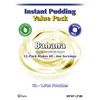GramZero Banana Sugar Free Pudding Mix 12-Pack, Great For Nutrition