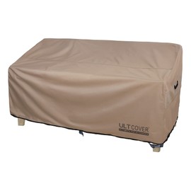 ULTCOVER Waterproof Outdoor Deep Seat Sofa Bench Cover 90W x 40D x 35H inch Patio Furniture Couch Cover