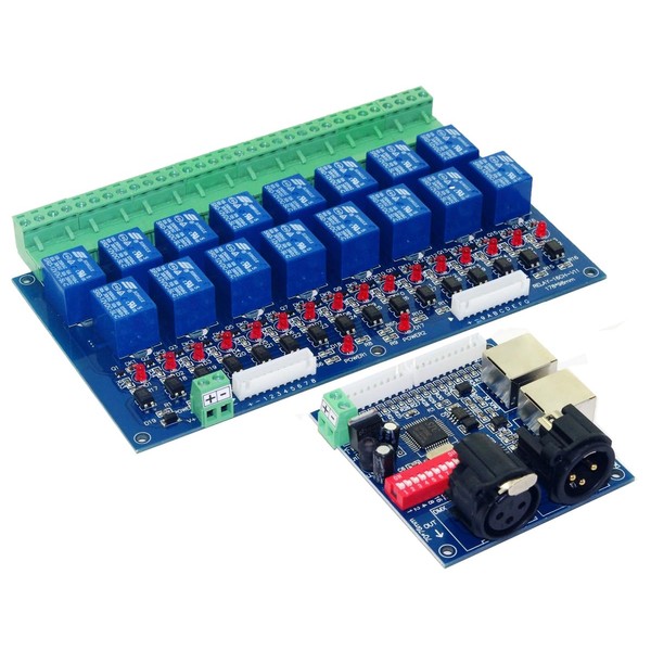 16 Channel DMX Controller Relay Switch Dimmer Kit 16 Way