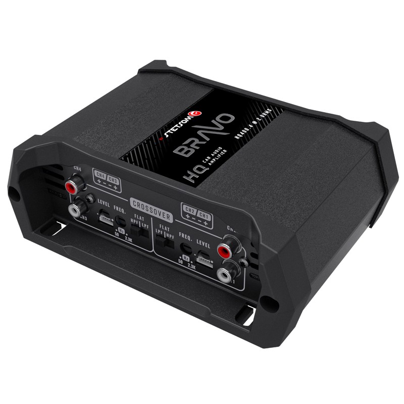 Stetsom Bravo HQ 400.4 - Multichannel Car Audio Digital Amp,