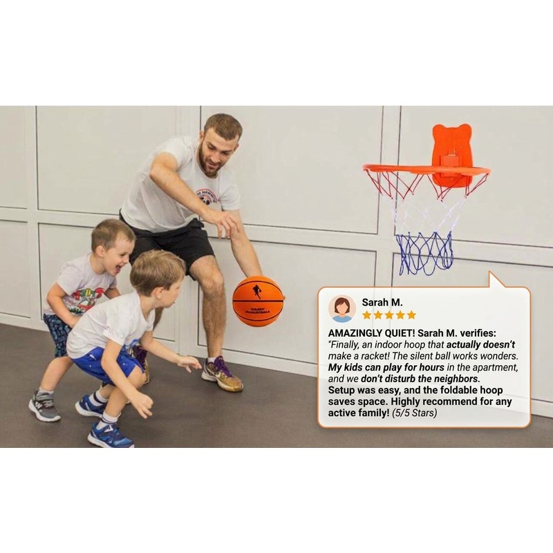 Indoor Basketball Hoop for Kids’ Home Training – Wall Mounted