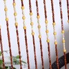 Retro String Curtain, Door Curtain, Wooden Bead Curtain, Divider Window