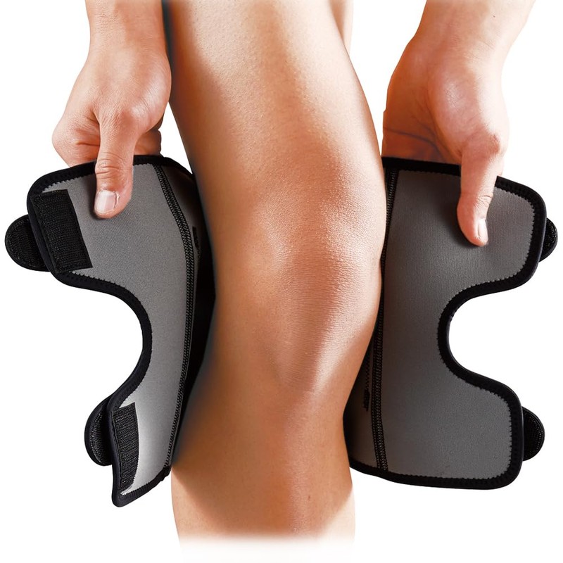 McDavid Double Knee Wraps, Left and Right Use, MVJ M4192