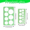 Circle Stencil Drawing Template – Clear Plastic Circle Template with