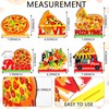 Suzile 6 Pcs Pizza Party Decorations Wooden Pizza Centerpieces Pizza