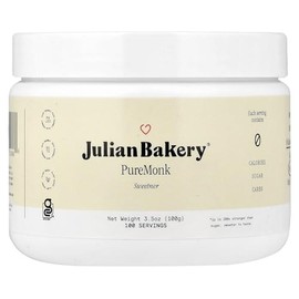 Julian Bakery Pure Monk | v25% Monk Fruit Extract | Sweetener | Sugar Free | 3.5oz | 100 Servings