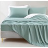 Chezmoi Collection Soft Washed King Bed Sheet Set - 4-Piece
