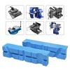 MYTEC 5.5" Vise Jaws, Magnetic Universal Vice Soft Jaws Pads,
