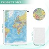 Map Of The World Laundry Bags, Drawstring Closure Dirty Clothes