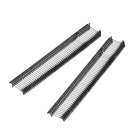 sourcing map 3000pcs Standard Tagging Gun Fasteners 0.5x0.3 Inch Plastic Tags Clothing Tag Black 12mm/0.5inch Tags Barbs Attachments for All Standard Price Tag Gun