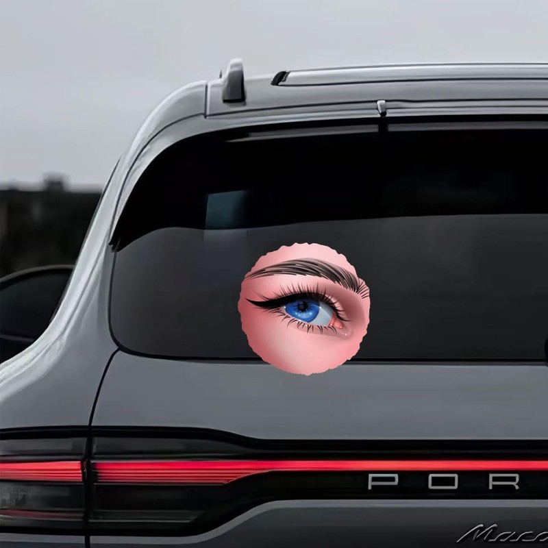 Eye Pattern Car Stickers, Waterproof Vinyl Decals for Bumper and