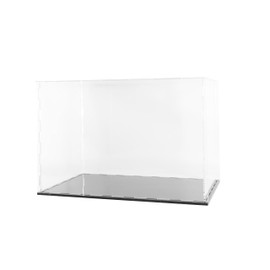 Clear Acrylic Display Case-Assemble Countertop Box for Display-Clear Display Box,Dustproof Protection Showcase for Toy Collectibles (12*10*10inch)