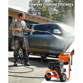 Pressure Washer Carburetor Carb Fit for Husqvarna PW3200 CR950 208CC 3200PSI 2.5GPM, Replace EZ-CR950 PW3200-00CA Air Filter Oil Fuel Filter Kit