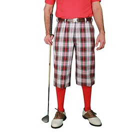 Golf Knickers Plaid Mens 'Par 5' - Dress Stewart - 30"
