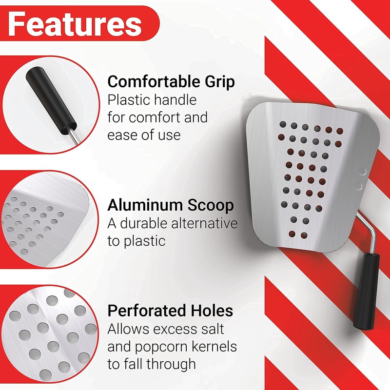 Poppy's Ultimate Popcorn Machine Supplies Bundle - Kernel Sifting Speed