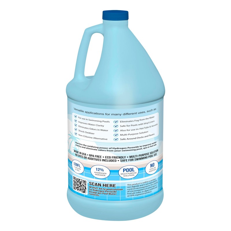 Nature's Freedom Hydrogen Peroxide Swimming Pool and Spa Non-Chlorine Shock-Oxidizer