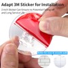 4 Pack Shower Curtain Clips, Shower Windproof Splash Guard -