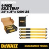 DEWALT DXBC80005 Black/Yellow 2" x 38" Premium Axle Tie Down