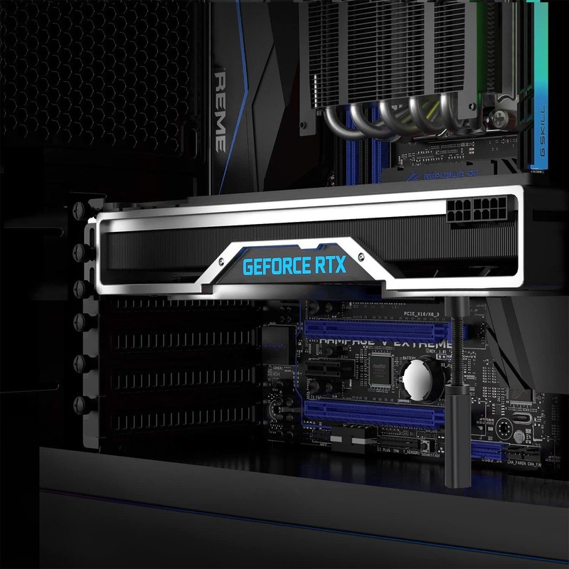 MHQJRH Aluminum Graphics Card GPU Support Bracket, Adjustable Height GPU