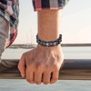 Cupimatch Men's Biker Motorcycle Chain Bracelet Stainless Steel 13 mm