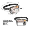 Clear Fanny Pack for Stadium Events with Adjustable Strap, Clear