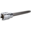 T45 3/8" Drive Extra Long 110mm Tamperproof Tamper Torx Star