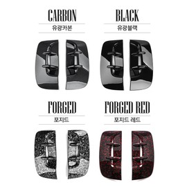 YOUTOOCAR Car Fender Side Vents Cover Compatible with Kia Stinger Accessories (Forged)