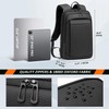 FENRUIEN Office Backpack for Men, Black