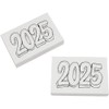2 x 45mm 'Year 2025' Erasers/Rubbers (ER00046741)