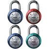 Master Lock 1561DAST Combination Dial Padlock, with Aluminum Cover, 1-7/8-inch