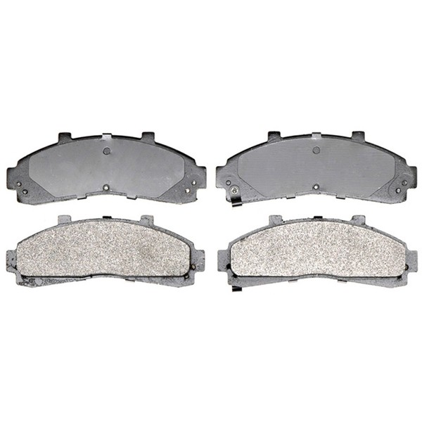 ACDelco Silver 14D652M Semi-Metallic Front Disc Brake Pad Set with Wear Sensor,7.1 x 5.9 x 2.2 inches