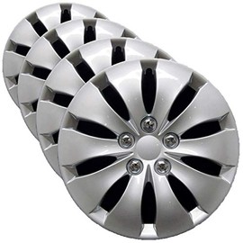 Premium Replica Hubcap Set, Replacement for Honda Accord 2008-2012, 16-inch Wheel Cover (4 Pieces)