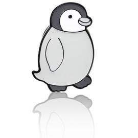 Don Flyee Baby Penguin Animal Cute Funny Pin Badge Pin Butterfly Clutch Accessory Alloy C0075