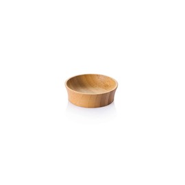 Bambu, Reusable Bamboo Condiment Cups, Natural Wood and Food-Safe Finish, Great for Soy Sauce, Dessert, Sides, and Dipping, Eco Friendly Dish Alternative, 100% Biodegradable - Small, Set of 4