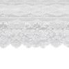 Juvale Rectangular Lace Tablecloth, Elegant Afternoon Tea Table Cloth, White,