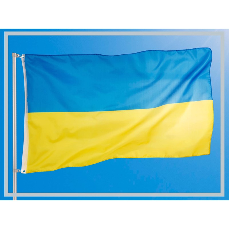 Aricona Ukraine Flag 90 x 150 cm, Ukrainian National Flag