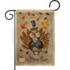 Eat More Burlap Garden Flag Falltime Thanksgiving Turkey Give Thanks