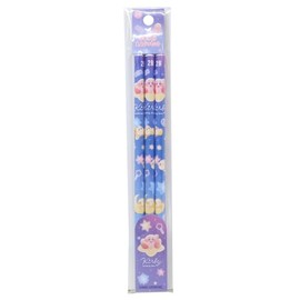 Camio Japan Kirby 067638 Pencil Set 2B Twinkling Stars Pencil Set of 3, Back to School