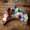 Curawood Moon Tray Crystal Holder - Display Your Crystals &