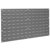 Akro-Mils Plastic Storage Bins and Steel Wall Panel Organizer